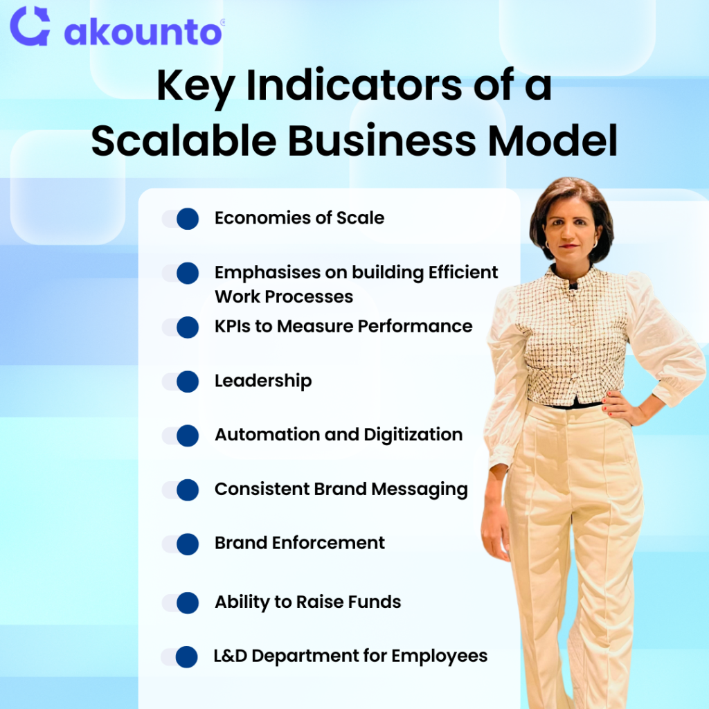 Key Indicators of a Scalable Business Model By Soniya Malik Founder and CEO Akounto